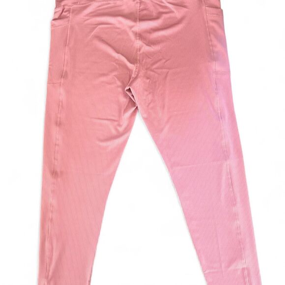 Adrienne Vittadini Pants - Adrienne Vittadini Women's Pink Athletic Leggings Size 3X